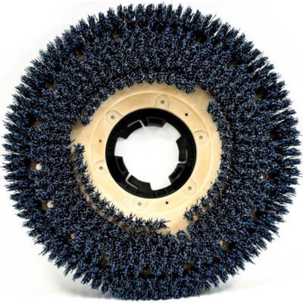 The Malish Corporation Malish 18" Clean Grit‚Ñ¢ General Purpose Scrub Brush w/Univ Clutch Plate, Blue 816518NP